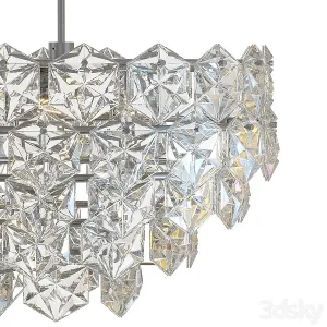 Kinkeldey hexagonal crystal chandelier