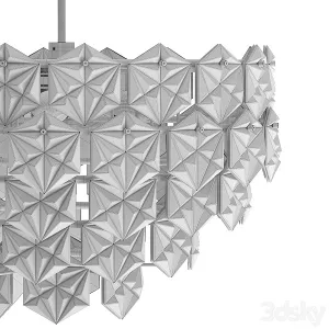 Kinkeldey hexagonal crystal chandelier