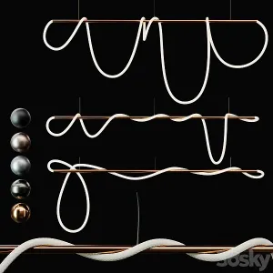 Luke lamp pendant light tracer bar