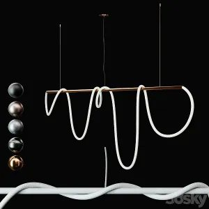 Luke lamp pendant light tracer bar