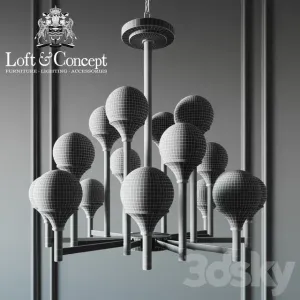 Luster ball valley chandelier