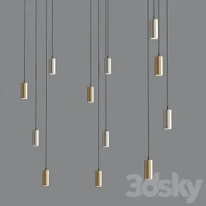 Mid century modern suspension chandelier collection