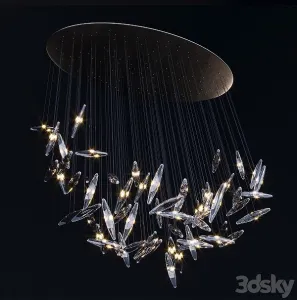 Ochre moonlight murmuration