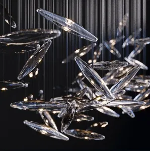 Ochre moonlight murmuration