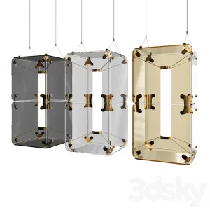 Pendant lights hyperqube by felix monza