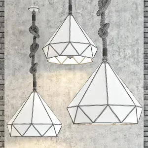 Poly rope chandelier