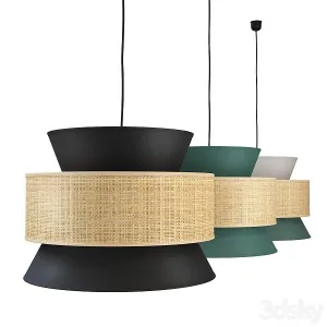 Raffia lampshade dolkie