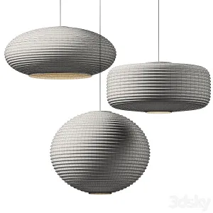 Sansho paper pendant lights