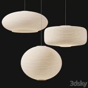 Sansho paper pendant lights