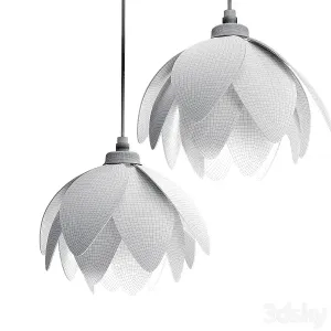 The lotus bud pendant light