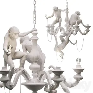 The monkey chandelier
