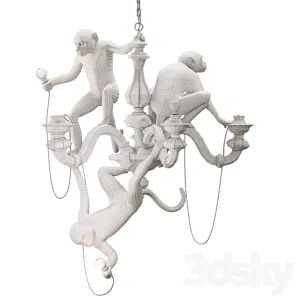The monkey chandelier
