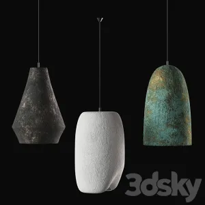 Wabi sabi lamps