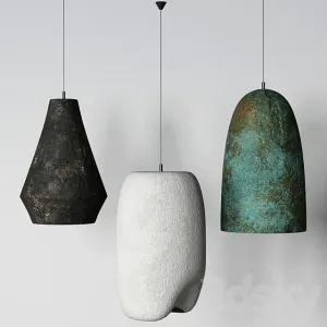Wabi sabi lamps