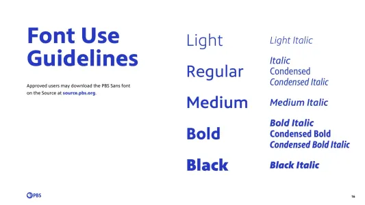 Public Broadcasting Service Brand Guidelines