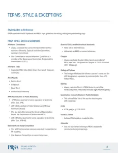 Public Relations Society of America