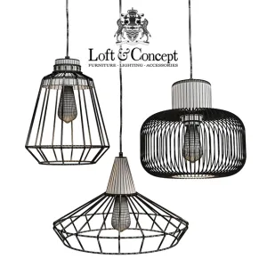 Wooden suspended fixture