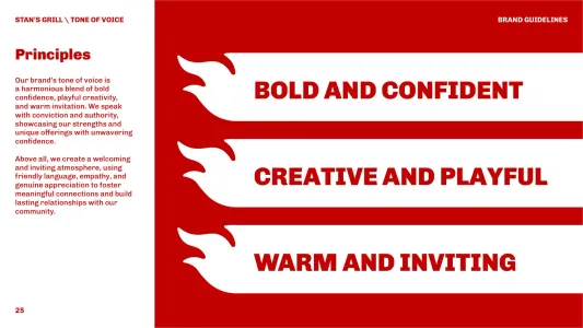 Stan’S Grill Brand Guidelines