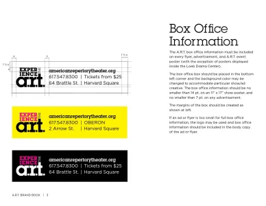 The American Repertory Theater 2011