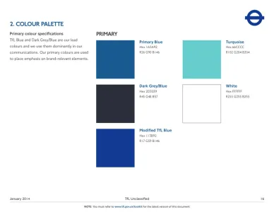 Transport for London – Web Design Style Guide