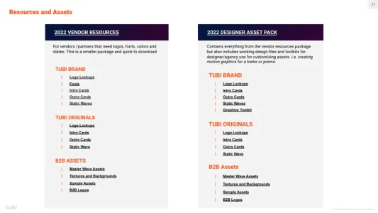 Tubi Visual Identity Assets Guidelines
