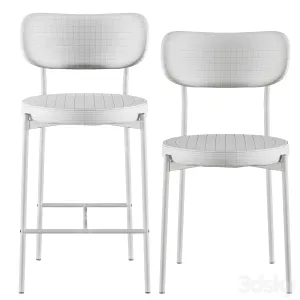 Chair bar stool barbara black legs sg