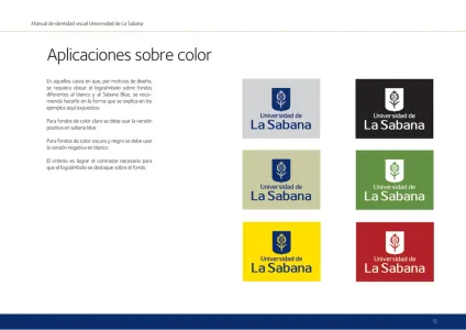 Universidad De La Sabana Brand Guidelines
