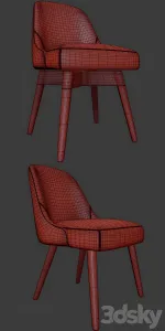 West elm mid century dining chair