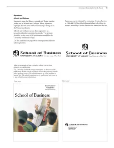 University at Albany Brand Guidelines 2003