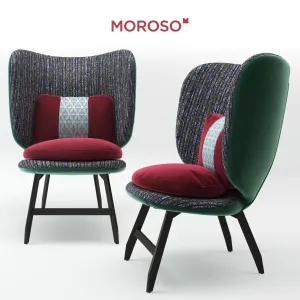 Ariel small armchair ayub armchair by moroso