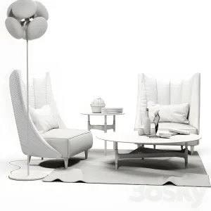 Armchair anthea giorgio collection
