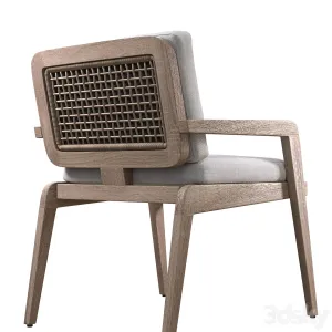 Avila teak dining armchair