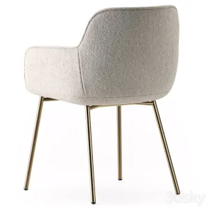 Calligaris cocoon metal legs armchair