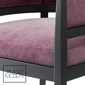 Chartreuse mohair armchair by edward wormley
