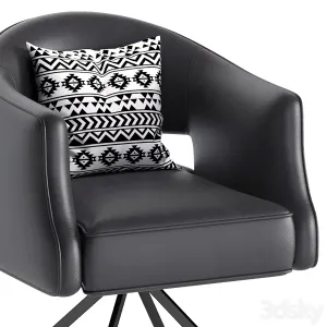 Coco republic terrace desk chair leather