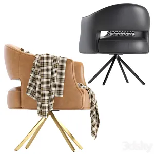 Coco republic terrace desk chair leather