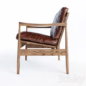 Dan form hermes lounge chair