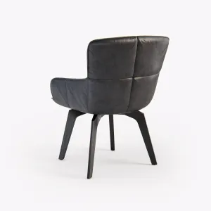 Freifrau marla armchair low wooden frame