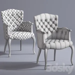 French victorianstyled chair