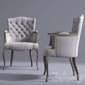French victorianstyled chair