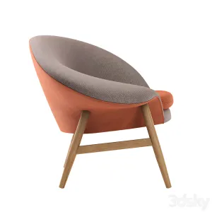 Fried egg lounge chair
