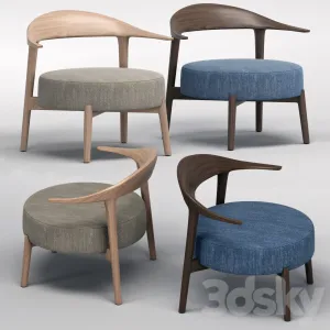 Giorgetti ripple armchair