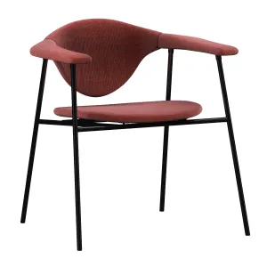 Gubi masculo chair with steel base legs