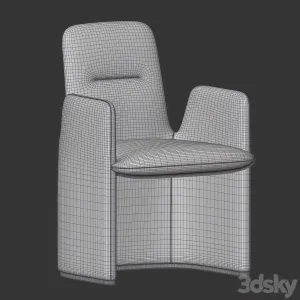 Guest armchair poliform