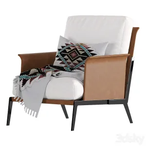 Happy hour armchair flexform leather