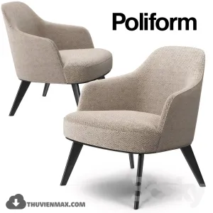 Jane armchair metal base