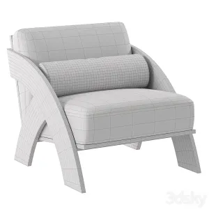 Jecksonoft upholstered wooden chair