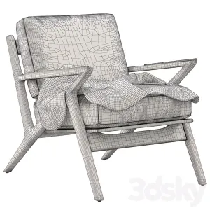 Joybird soto concave arm chair