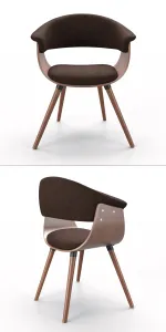 Kare Armchair Monaco Schoko