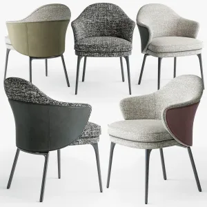 Minotti angie dining armchair